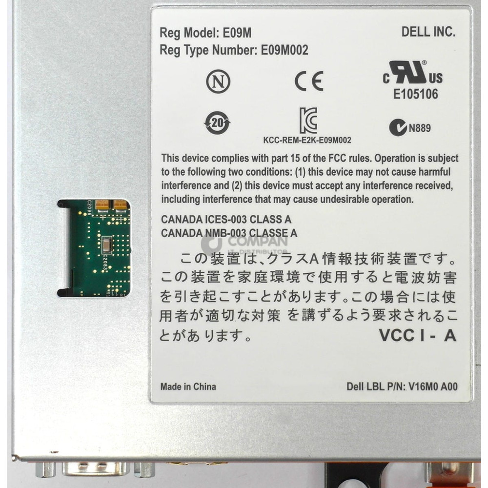 594R6 DELL 10G ISCSI CONTROLLER TYPE 14 EQUALLOGIC PS6110 - V16M0, E09M